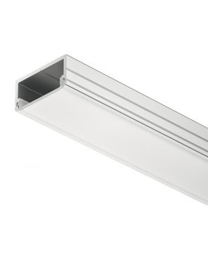 Perfil para montaje bajo estante, Häfele Loox, perfil 2190, 8.5 mm de altura de perfil, aluminio