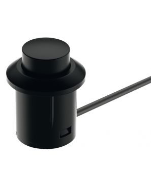 Pulsador, Negro, 2mt cable 