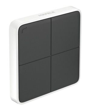 Interruptor de pared Bluetooth, Häfele Connect Mesh, Medidas 81 x 81 x 12 mm