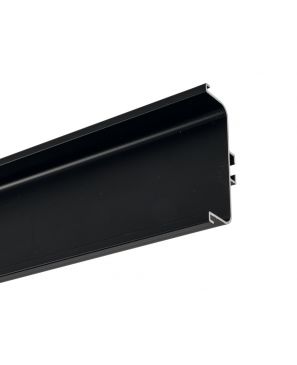PERFIL GOLA C 4 MTS NEGRO MATE