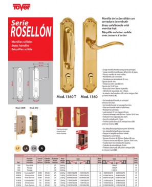 430HV36DLP8 CERRAD. ROSELLON J/M L.P. ENTRADA