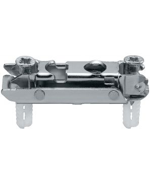 CLIP Base, recto, 0 mm, Acero, con tetón expansible EXPANDO, AA: excéntrica