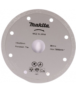 Disco De Diamante 4 3/8" Rin Continuo Para Porcelana Makita B22925 1