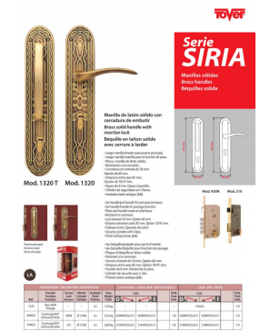 430HV32DLA 10 CERRAD.SIRIA J/M D LA 2F10 ENTRADA