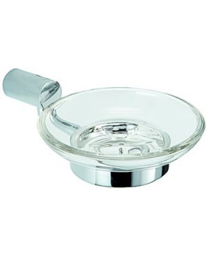 Jabonera con Soporte Acabado Acero Inox