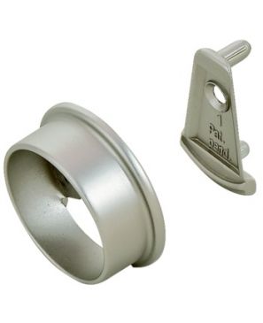 Soporte para Tubo Guardarropa Aluminio