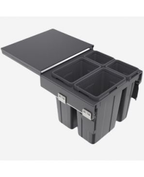 BRD600-60W GRIS 4 BOT 562X568X470 BOTE+GUIA+PERFIL
