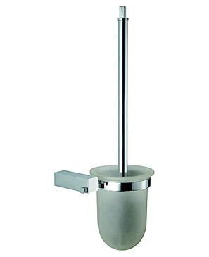 Juego de Escobilla para WC en Cromo Pulido