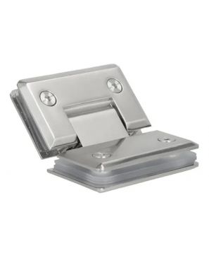 SHZ135 BISAGRA CRISTAL 135 CROMO SATIN ZAMAK