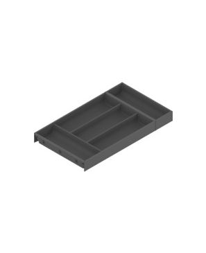 AMBIA-LINE Bandeja-cubertero para LEGRABOX Cajón, Materia plástica/acero, 5 Cuberteros, LN=550 mm, Ancho=300 mm