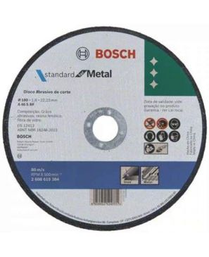 Disco Abrasivo de Corte, Standard, Metal, Cto Recto, 7" x 1.6 mm