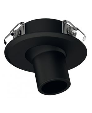 Lámpara empotrada, Häfele Loox5 LED 2093, 12 V, 1 W,Diá: 35 mm, negro, blanco frío 4000 K