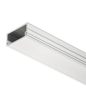 Perfil para montaje bajo estante, Häfele Loox, perfil 2190, 8.5 mm de altura de perfil, aluminio