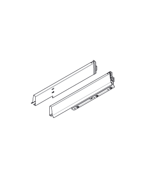 TANDEMBOX perfil del fregadero, Altura M (83 mm), LN=550 mm, izquierda/derecha, para TANDEMBOX plus