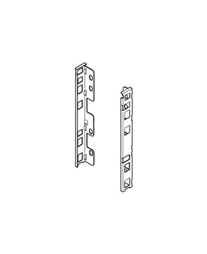 Gris orión mate LEGRABOX Adaptadores para trasera en madera, Altura C (193 mm), dra+izq