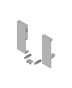 TANDEMBOX Fijación frontal, Altura C, para módulo extraíble interior con guardacuerpo individual, izquierda/derecha, para TANDEMBOX antaro