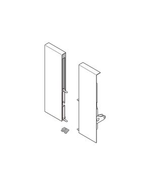 TANDEMBOX Fijación frontal, Altura D, para cacerolero interior con elemento de inserción, izquierda/derecha, para TANDEMBOX intivo