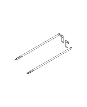 METABOX Guardacuerpo longitudinal, LN=550 mm