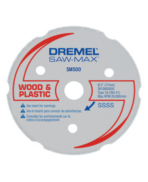 Disco de carburo para madera y plástico DREMEL SM500