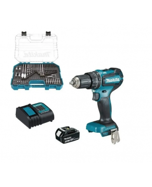 Combo Makita Dhp485syx6 Rotomartillo+cargador+kit Accesorios