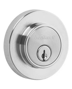 Cerrojo Kwikset Taipei Llave-llave Cromo Pulido