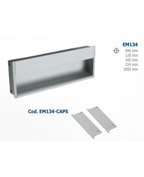 Jaladera de aluminio mod. Ucrania 128mm