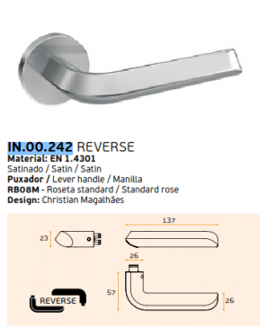 IN.00.242.R08M REVERSE MANILLA INOX JNF