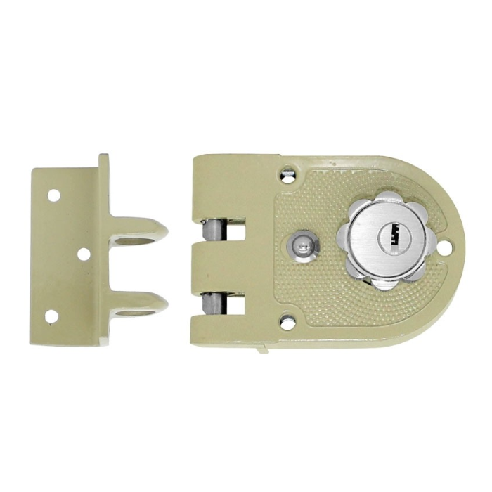 CERRADURA PARA PUERTAS CORREDIZAS ALTA SEGURIDAD MOD. AS-625 DC IZQ.