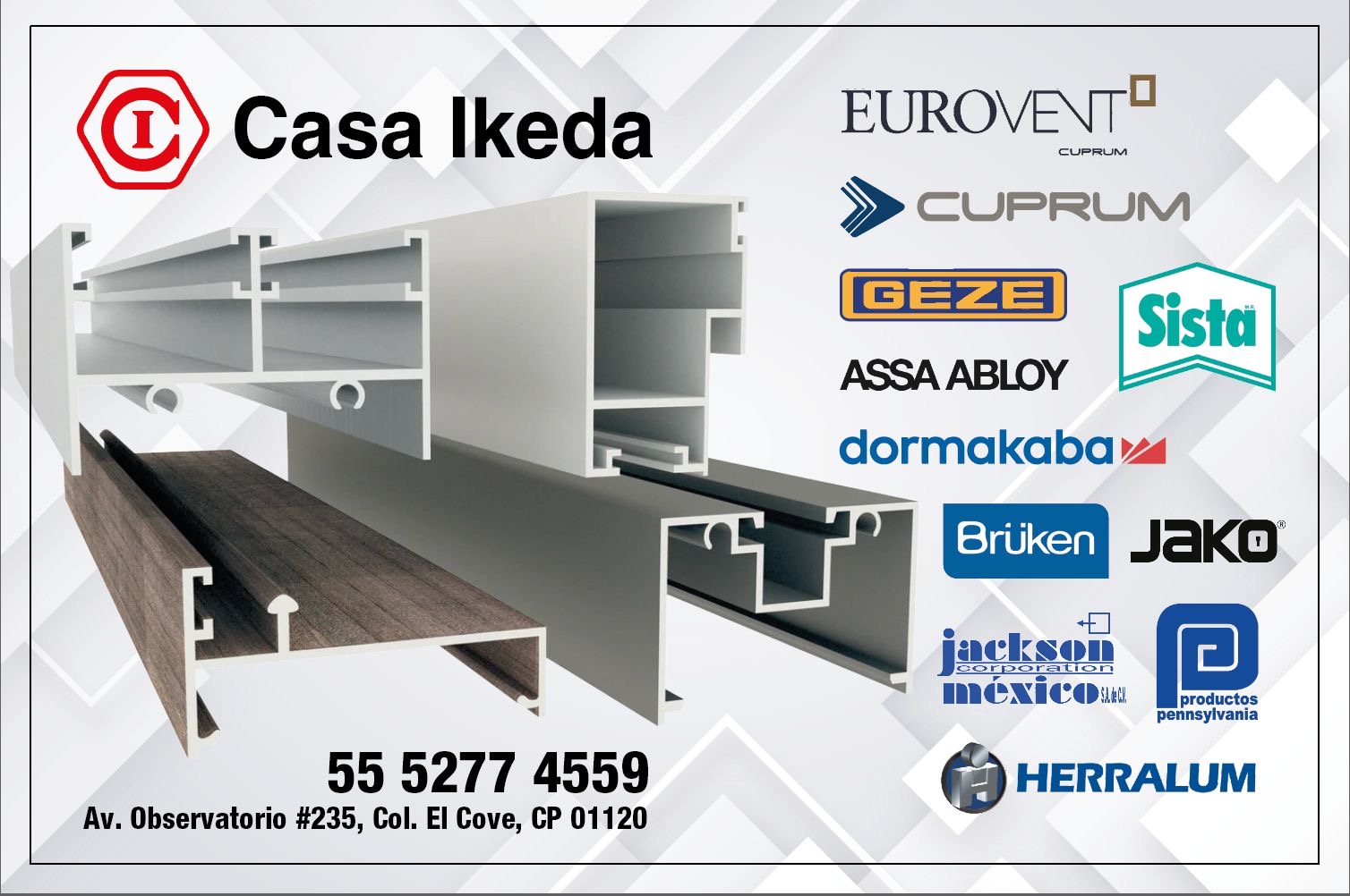 Casa Ikeda abre tienda especializada en aluminio y herrajes para aluminio